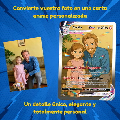 Carta Personalizada Estilo Anime con Foto