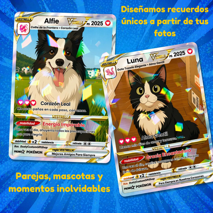Carta Personalizada Estilo Anime con Foto