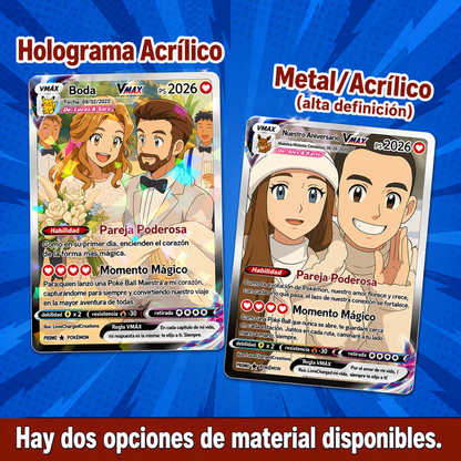 Carta Personalizada Estilo Anime con Foto